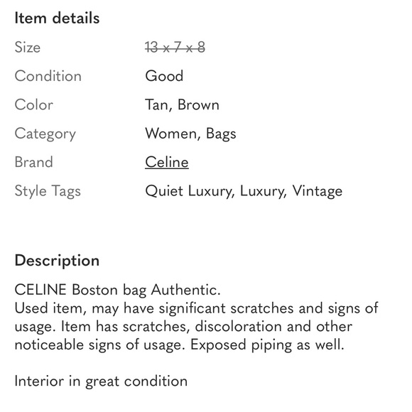 Celine Macadam Vintage Boston bag - Picture 14 of 14